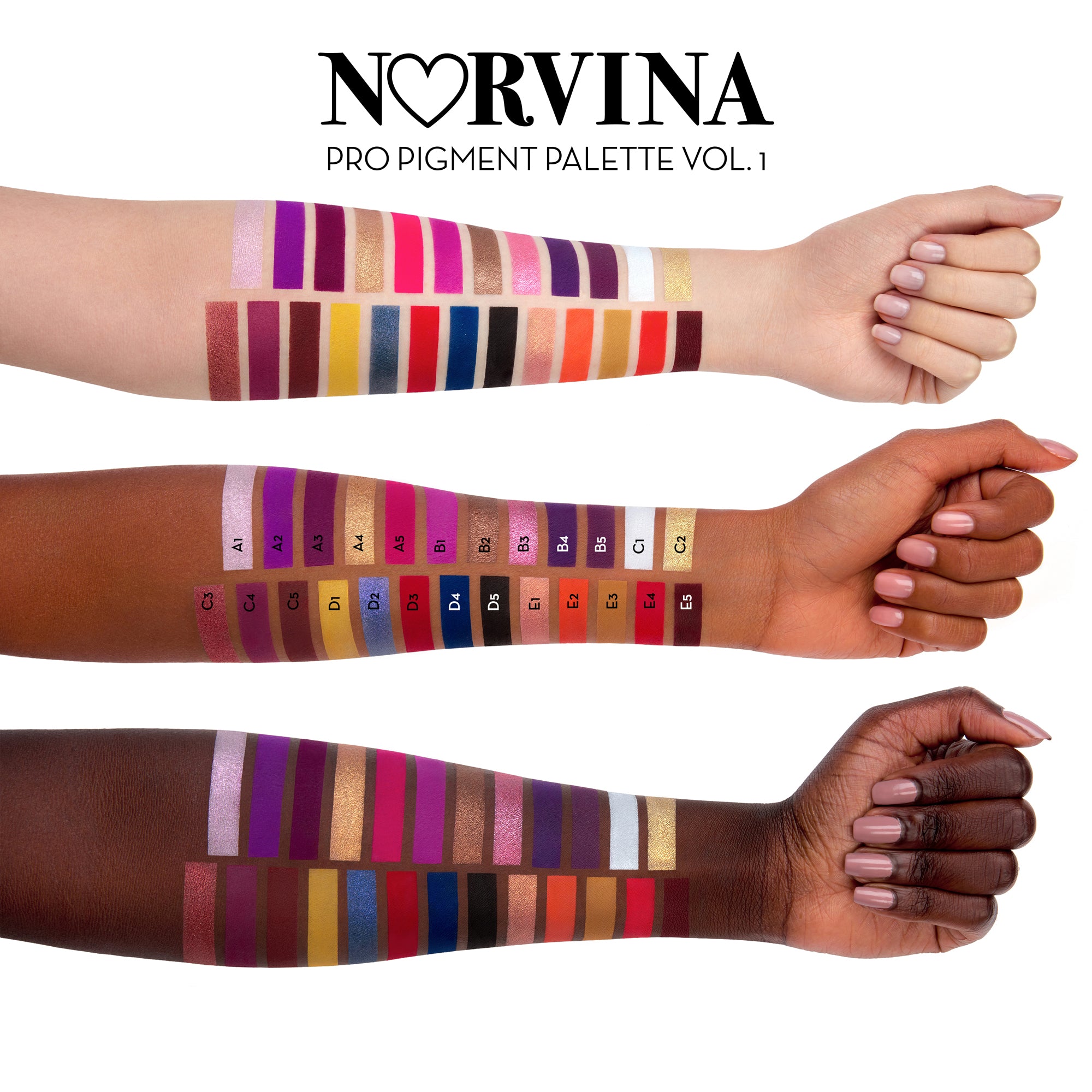 NORVINA® Pro Pigment Palette Vol. 1